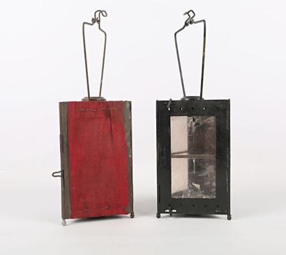 Two folding lanterns Monjardet model 191...