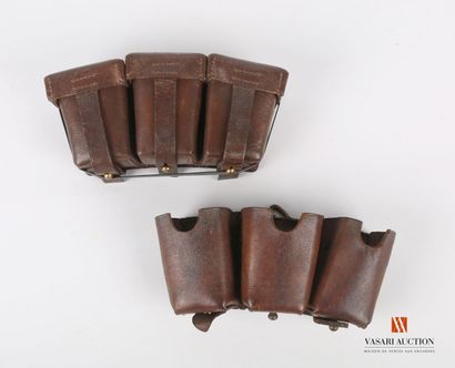 Pair of German cartridge belts model 1907,...