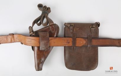 Officer's belt, marked inside 