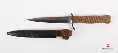 German trench knife, riveted wooden handle,...