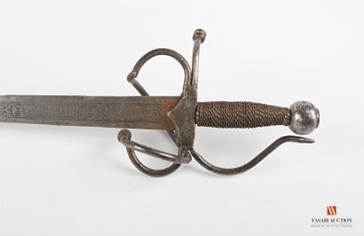 Dagger said Hand-left, engraved blade 30...