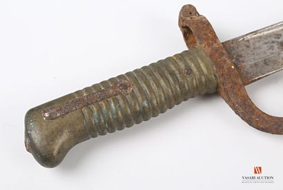 Chassepot bayonet model 1886, yatagan blade,...