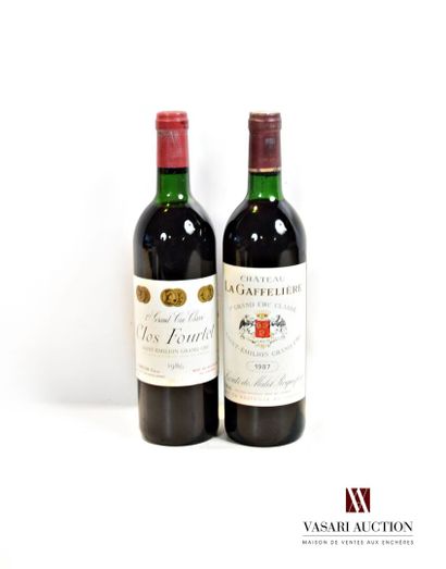 Lot of 2 bottles including :

1 bottle Château...