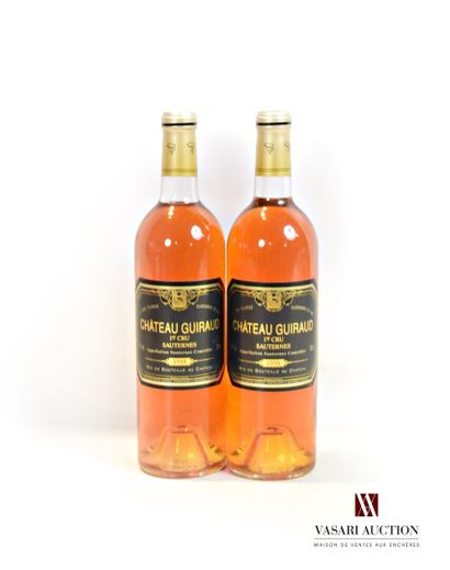 2 bottles Château GUIRAUD Sauternes 1er CC...