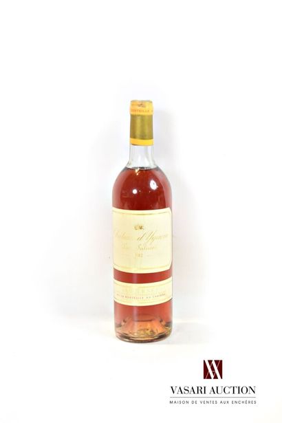 1 bottle Château d'YQUEM 1er Cru Sup Sauternes...