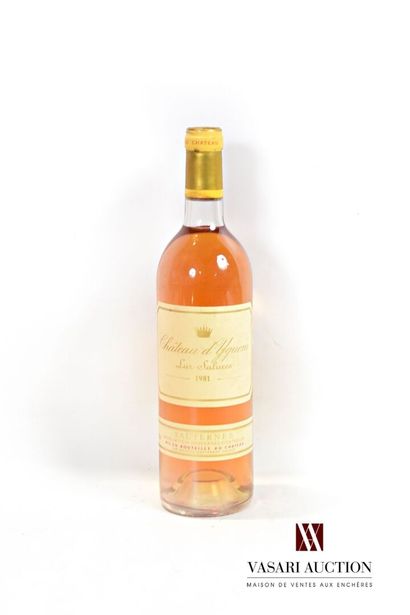 1 bottle Château d'YQUEM 1er Cru Sup Sauternes...