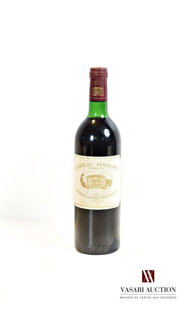 1 bottle Château MARGAUX Margaux 1er GCC...