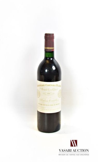 1 bottle Château CHEVAL BLANC St Emilion...