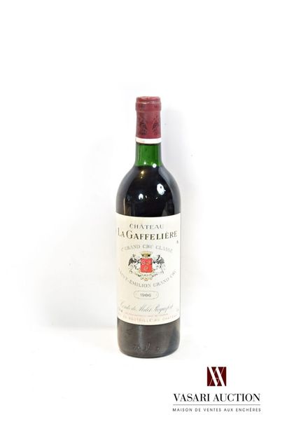 1 bottle Château LA GAFFELIÈRE St Emilion...