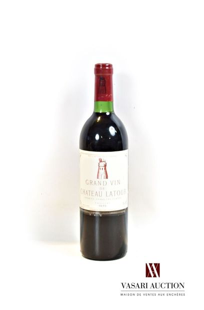 1 bottle Château LATOUR Pauillac 1er GCC...