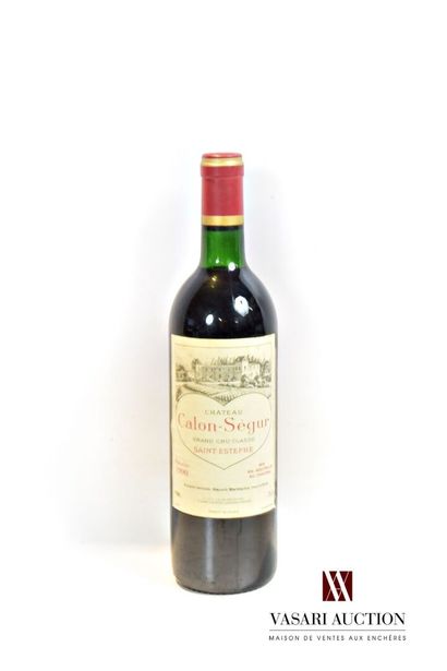 1 bottle Château CALON SÉGUR St Estèphe GCC...