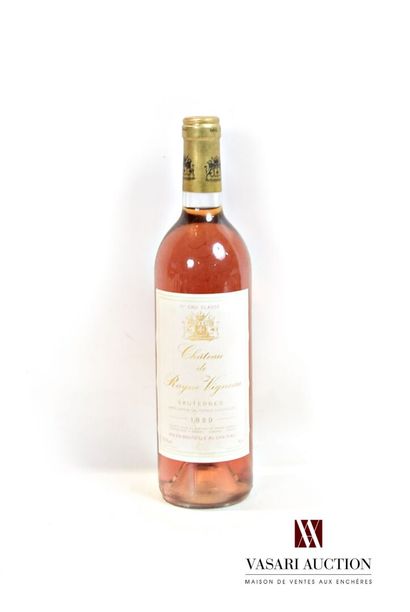 1 bottle Château de RAYNE VIGNEAU Sauternes...