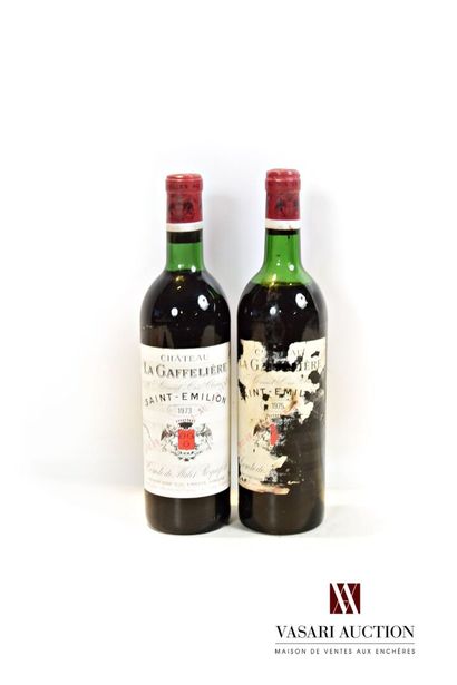 2 bottles Château LA GAFFELIÈRE St Emilion...