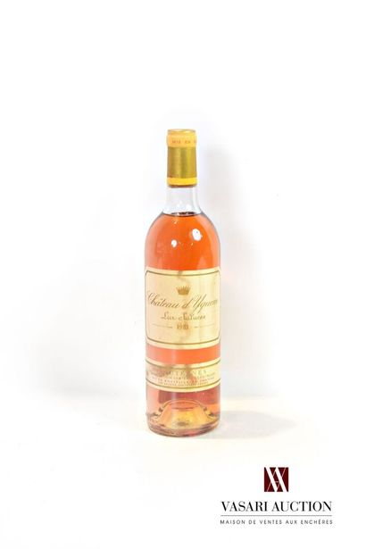 1 bottle Château d'YQUEM 1er Cru Sup Sauternes...