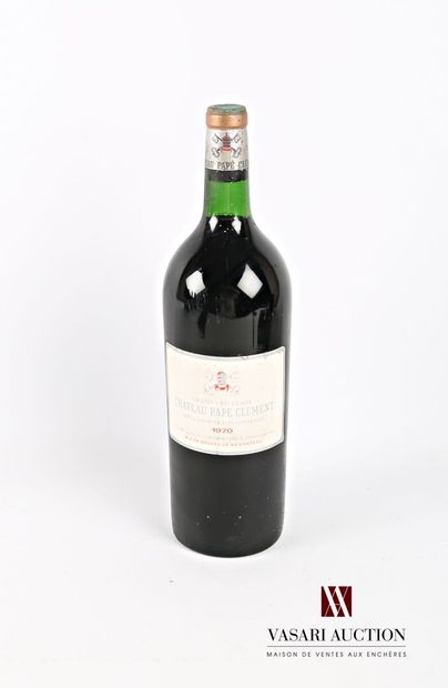 1 magnum	Château PAPE CLÉMENT	Graves GCC	1970

	Et....