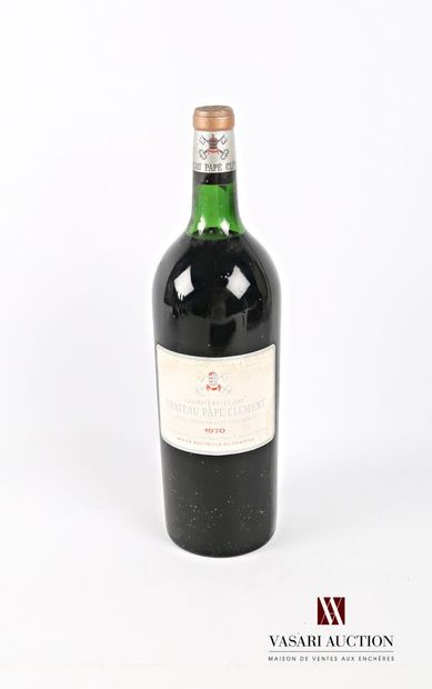 1 magnum	Château PAPE CLÉMENT	Graves GCC	1970

	Et....
