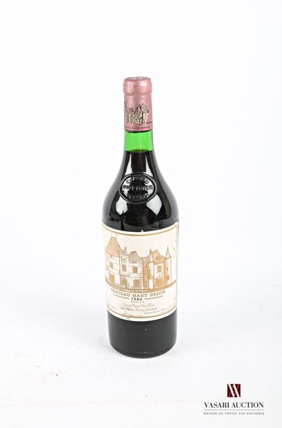 1 bouteille	Château HAUT BRION	Graves 1er...