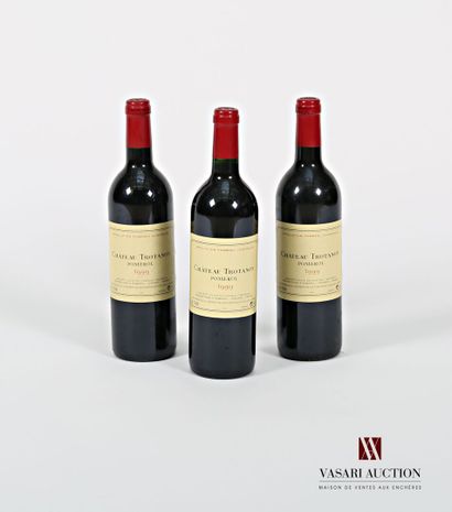 3 bouteilles	Château TROTANOY	Pomerol	1999

	Et.:...