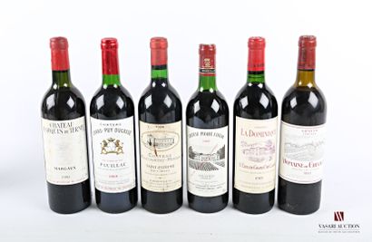 Lot de 6 bouteilles comprenant :		

1 bouteille	DOMAINE...