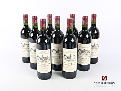9 bouteilles	Château LACROIX	Côtes de Castillon	1997

	Présentation...