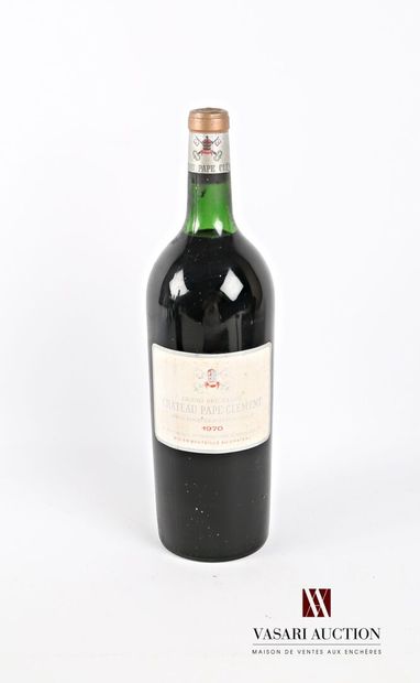 1 magnum	Château PAPE CLÉMENT	Graves GCC	1970

	Et....