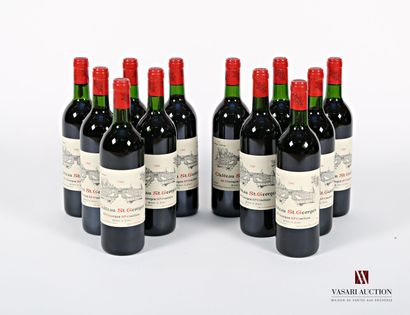12 bouteilles	Château SAINT GEORGES	St Georges...