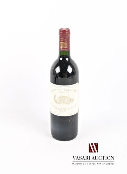 1 bouteille	Château MARGAUX	Margaux 1er GCC	1984

	Et....