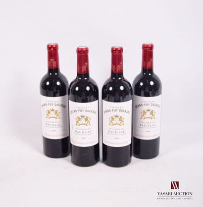 4 Bouteilles	Château GRAND PUY DUCASSE	Pauillac...