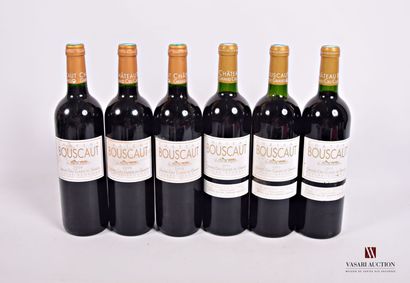 6 Bouteilles	Château BOUSCAUT	Graves GCC	

	3...