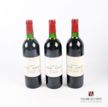 3 bouteilles	Château LYNCH BAGES	Pauillac...