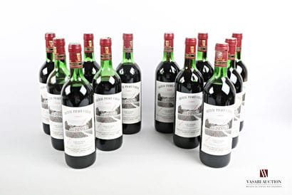 12 bottles Château PICQUE CAILLOU Graves...