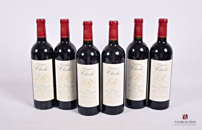 6 Bouteilles	Château CLARKE	Listrac	1999

	Et....