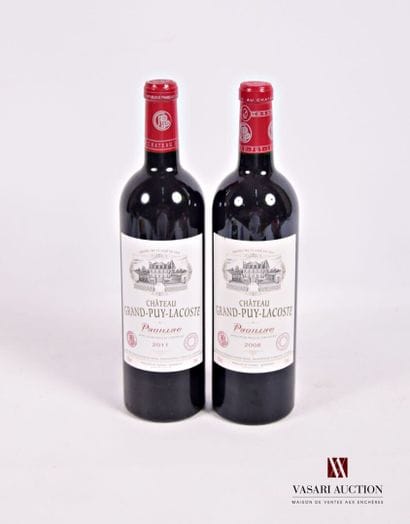 2 Bouteilles	Château GRAND PUY LACOSTE	Pauillac...