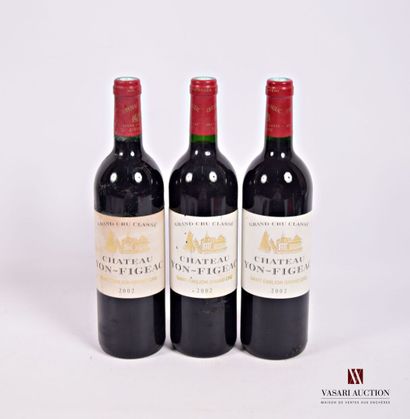 3 Bottles Château YON FIGEAC St Emilion GCC...
