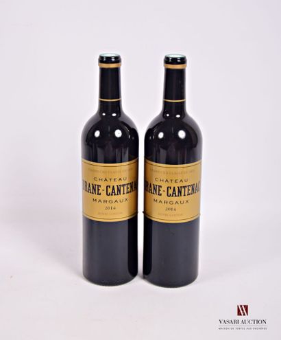 2 Bouteilles	Château BRANE CANTENAC	Margaux...