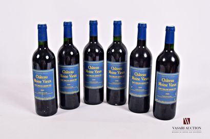 6 Bottles Château MOINE VIEUX St Emilion...