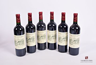 6 Bouteilles	Château CARBONNIEUX	Graves GCC	2005

	Et.:...