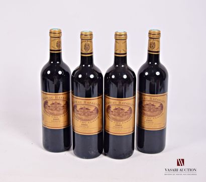 4 Bouteilles	Château BATAILLEY	Pauillac GCC	2005

	Et....