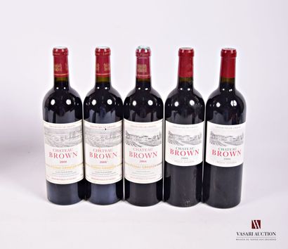 5 Bottles Château BROWN Graves

	2 bottles...