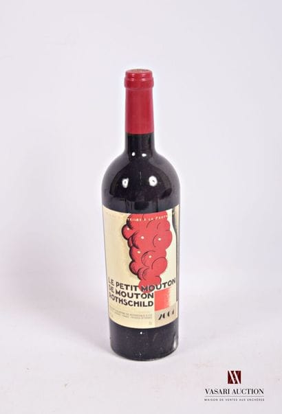 1 bouteille	LE PETIT MOUTON 	Pauillac	2004

	Présentation...
