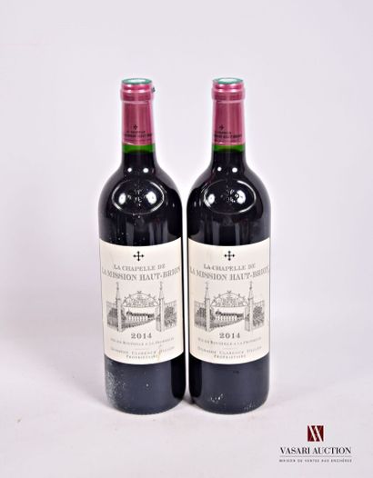 2 Bouteilles	LA CHAPELLE de LA MISSION Ht...