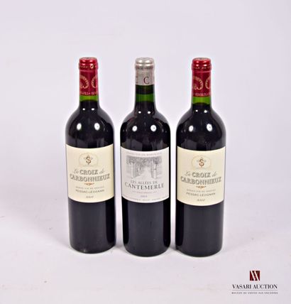 Lot of 3 bottles including :

1 Bottle LES...