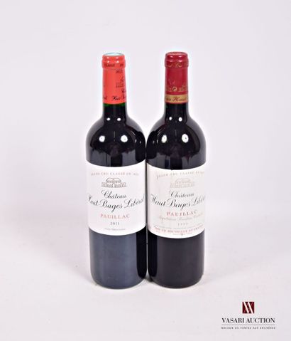 2 Bouteilles	Château HAUT BAGES LIBÉRAL	Pauillac...