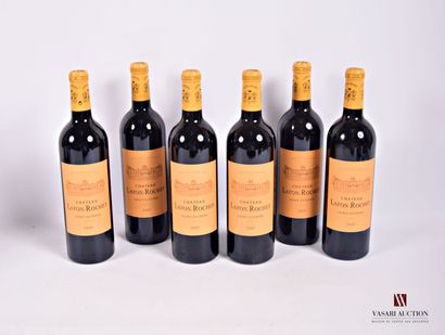 6 Bottles Château LAFON ROCHET St Estèphe...