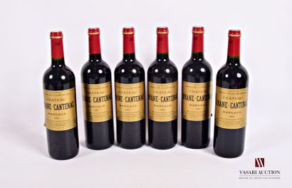 6 Bouteilles	Château BRANE CANTENAC	Margaux...