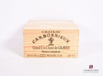 6 Bouteilles	Château CARBONNIEUX	Graves GCC	2008

	CBO...