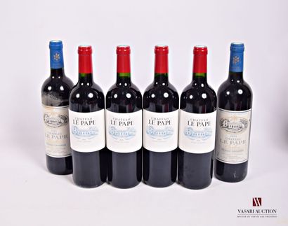 6 Bouteilles	Château LE PAPE	Pessac Léognan	

	4...