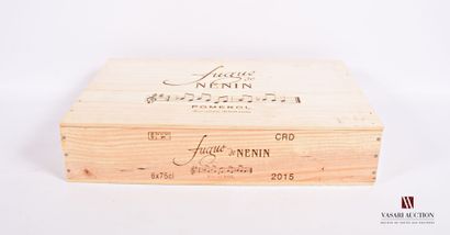 6 Bottles FUGUE DE NÉNIN Pomerol 2015

	CBO...