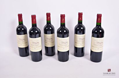 6 Bouteilles	DOMAINE DE LA SOLITUDE	Graves	2004

	Et....