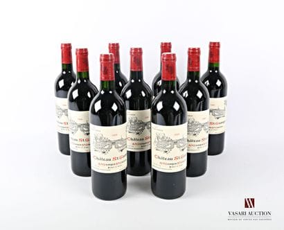 9 bottles Château SAINT GEORGES St Georges...
